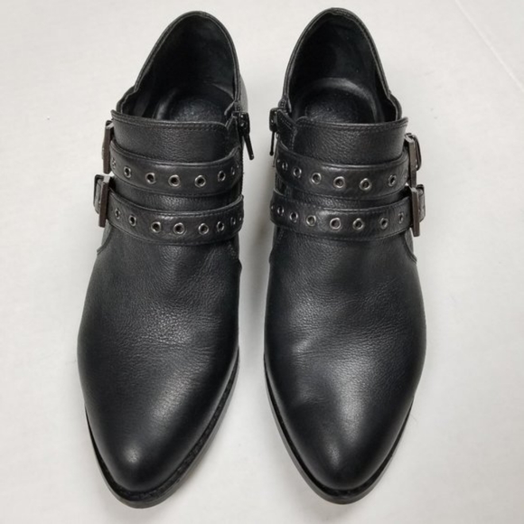 vince camuto cosmika buckle bootie